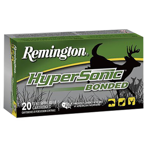 Remington Ammunition 28923 HyperSonic Bonded 243 Win 100 gr PSP Core Lokt Ultra Bonded 20 Per Box/ 10 Cs - Remington