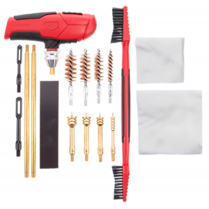 Birchwood Casey HNDGCLNK Handgun Cleaning Kit 16 Pieces Black/Red