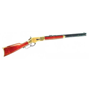CIMARRON Model 1866 Yellow Boy Rifle Ca234, 45 Lc, 20 In, Wood Stock, Brass Finish, Octagon