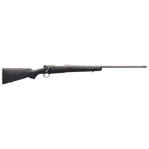 Winchester 535238233 Model 70 Extreme 300 Win Mag 3+1 26 in Muzzle Brake Barrel, Tungsten Gray Cerakote Metal Finish, Charcoal Gray Bell & Carlson Synthetic Stock w/Sculpted Cheekpiece, , No Sights, Rifle