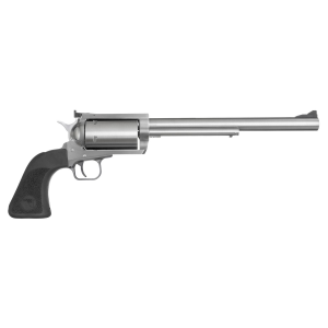 Magnum Research BFR444M BFR Long Cylinder Large Frame 444 Marlin 5 Shot, 10 in Brushed Stainless Steel Barrel, Cylinder & Frame, Black Hogue Rubber Grip, Exposed Hammer , Revolver