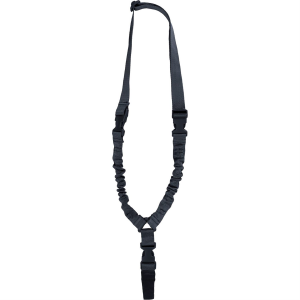 Bulldog Cases Tactical Sling, Tan, 1 in, Single Point Bungee Sling, Quick Release Buckle BDT829T