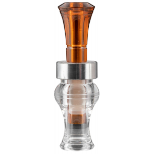 Echo Calls 77806 Timber Bourbon & Water Double Reed Mallard Sounds Attracts Ducks Brown/Clear Polycarbonate
