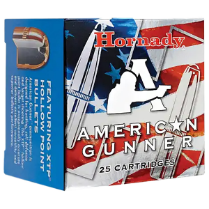 nady 90244 American Gunner 9mm Luger 115 Gr Hornady XTP Hollow Point 25 Per Box/ 10 Cs Ammo