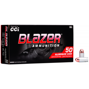 CCI 3505 Blazer Handgun 380 Acp 95 Gr Total Metal Jacket 50 Per Box/ 20 Cs