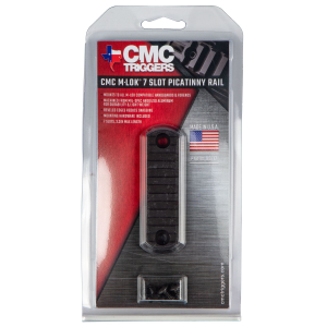 CMC Triggers 81723 M-Lok Picatinny Rail 7 Slot Matte Black 0 MOA