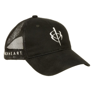 BlackHeart Mesh Hat Black One Size 13064