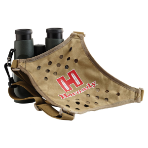 Hornady 99121 Binocular Harness Tan Red Logo Elastic Straps