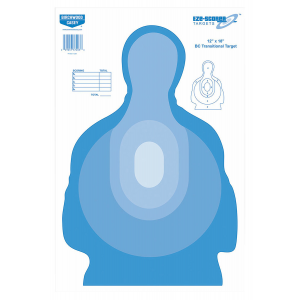 Birchwood Casey 37009 EZE-Scorer Silhouette Paper Target 12 in x 18 in 100 Per Pkg