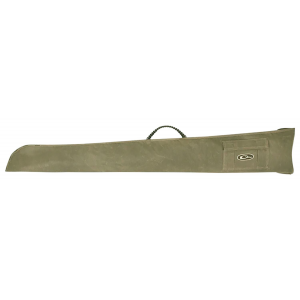 Drake Waterfowl DA4010OLV Wax Gun Sleeve Olive Wax Canvas\t Fits Up To 50 in Shotgun\t Exterior Choke Tube Pocket\t Carry Rope Handle