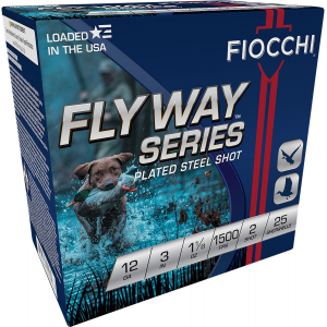 FIOCCHI 123st2 Flyway 12 Gauge 3 In 1 1/8 Oz 2 Shot 25 Per Box/ 10 Cs