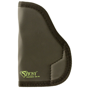 Sticky Holsters LG2 LG-2 Black/Green Latex Free Rubber Fits Med/Lg Semi-Auto Ambidextrous