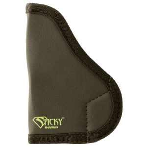 Sticky Holsters MD2 MD-2 Black/Green Latex Free Rubber Fits S&W Shield Ambidextrous