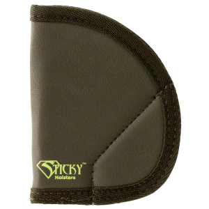 Sticky Holsters MD5 MD-5 Black/Green Latex Free Rubber Fits Ruger LCR/S&W J-Frame Ambidextrous