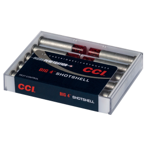 CCI 3712cc Big 4 Shotshell 9mm Luger 45 Gr Shotshell #4 Shot 10 Per Box/ 20 Cs