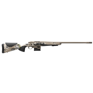 Browning 036011224 X-Bolt 2 Speed Long Range SR Full Size 270 Win 6+1 24 Burnt Bronze Cerakote Fluted Sporter SR Barrel, Drilled & Tapped/X-Lock Mount Steel Receiver, Vari-Tech w/Adj Comb & LOP w/Pic Rail Ovix Camo Synthetic Stock, Rifle - Browning