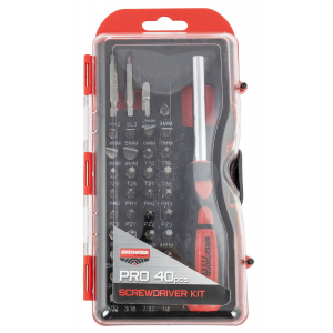 Birchwood Casey PROSDS Pro Screwdriver Kit 40 Pieces Includes Slotted/Philips/Torx/Hex Heads