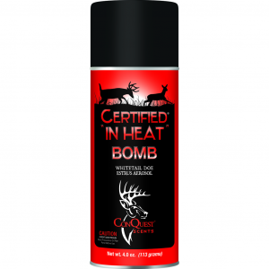 Conquest Scent Bomb Certified in Heat 4 oz 160355 - Conquest