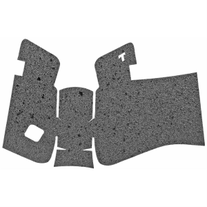 TALON Grips Inc Rubber 382R, Grip, Adhesive Grip, Fits Glock 19 Gen 5 MOS (No Backstrap) 19,23,25,32