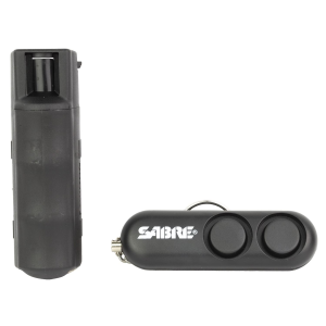 Sabre Personal Safety Kit, Pepper Spray and Personal Alarm, Black HCPA-BKOC