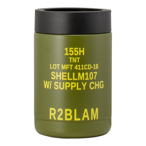 Mission First Tactical Mission First Tactical, M107 155 Howitzer Can Cooler, 12 oz, Green DM107-CAN - Mission First Tactical