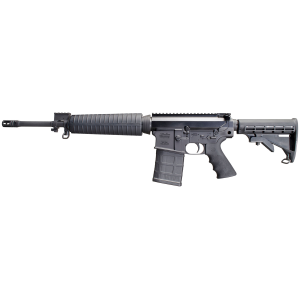Windham Weaponry R16SFSM308 SRC 308 Win 16.50 in 20+1 Chrome Lined Barrel Black Hard Coat Anodized Rec Black MFT Stock Hogue Overmolded Grip Right Hand Includes Hard Case & QD Sling Swivel - Windham Weaponry
