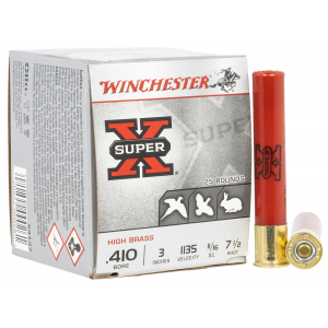 WINCHESTER Ammo X4137 Super X Heavy Game Load High Brass 410 Gauge 3 In 11/16 Oz 7.5 Shot 25 Bx/ 10 Case