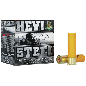 HEVI-SHOT Hs62002 Hevi-steel 20 Gauge 3 In 7/8 Oz 2 Shot 25 Per Box/ 10 Cs