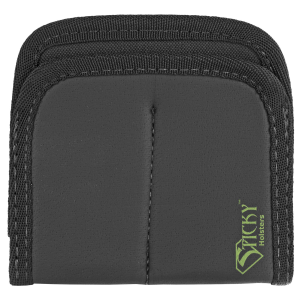 Sticky Holsters DMS Dual Mag Sleeve Double Black w/Green Logo Latex Free Synthetic Rubber