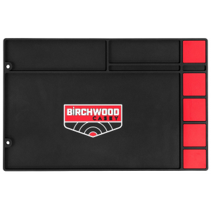 Birchwood Casey 30250 Pistol Cleaning Mat Black/Red Rubber 17 in x 11 in