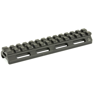 Leapers, Inc. - UTG Super Slim Picatinny Riser Mount, 1/2 in Height, 13 Slots, Black Finish MT-RSX5L - Leapers