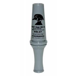 Haydel's Game Calls WM07 Magnum Open Call Single Reed Wood Duck Sounds Attracts Ducks Gray Acrylic