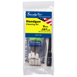 Swab-Its Cleaning Kit 44-002, Cleaning Kit, 9MM/38/357, Cleaning Swabs, Bag 44-002 - Swab-Its