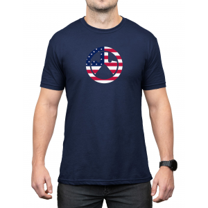 Magpul MAG12814102X Independence Icon Navy Cotton/Polyester Short Sleeve 2XL