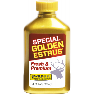 Wildlife Research 4054 Special Golden Estrus Buck Lure Deer Attractant Doe In Estrus Scent 4 oz Bottle