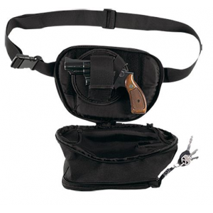 Bulldog BD860 Fanny Pack Size Medium Black Nylon Waistband Ambidextrous