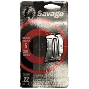 Savage Arms 90005 MKII Blued Detachable 5rd for 22 LR\t 17 Mach 2 Savage MKII