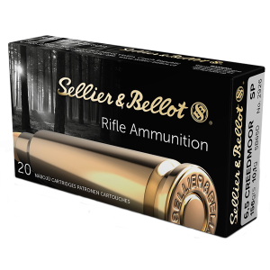 SELLIER & Bellot Sb65d 6.5creedmoor 156gr Soft Point 20 Per Box/25 Case Centerfire, Rifle Ammunition