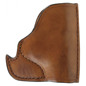 Bulldog MLTIP Inside The Pocket Tan Leather Fits Micro Pistols 22/25/380 Fits Ruger LCP/Walther PPK Ambidextrous