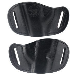 Bulldog MLBS Molded OWB Black Leather Belt Slide Fits Bersa Thunder 380 Fits Ruger LCP Fits Sig 230 Right Hand