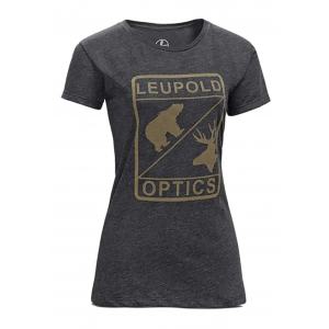 Leupold 170559 L Optics Women's Graphite Cotton/Polyester Short Sleeve Medium - Leupold