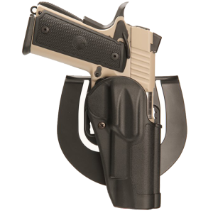 BLACKHAWK Sportster Belt Holster With Belt Loop and Paddle Attachment 415604BK-R, Fits Beretta 92/96, Right Hand, Carbon Fiber Finish, Black 415604BK-R