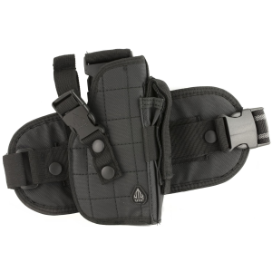 Leapers - UTG Special Ops Universal Leg Holster, Fits Most Large Autos, Right Hand, Black Finish PVC-H178B