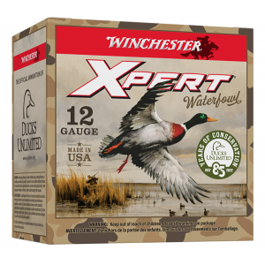Winchester Ammo WEX123H2DU Xpert Duck Unlimited 12 Gauge 3 in 1 1/4 oz 2 Shot 25 Per Box/ 10 Case