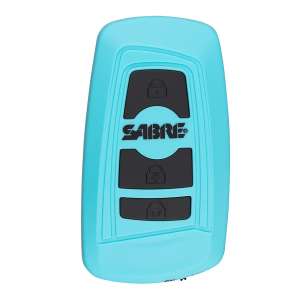 Sabre S1013TQ 3-In-1 Stun Gun Safety Tool Teal Polymer 1.15 uC Pain Rating Features Built in Flashlight