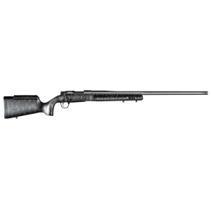 Christensen Arms 8010200500 Mesa Long Range 28 Nosler 3+1, 26 in Tungsten Gray Cerakote, Black w/Gray Webbing Fixed Long Range Stock, Rifle