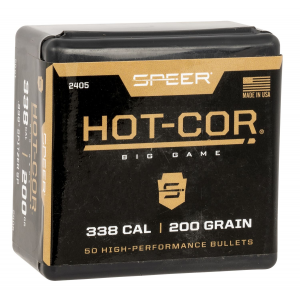 Speer 2405 Hot-Cor 338 Cal .338 200 gr Spitzer Soft Point 50 Per Box/ 5 Case