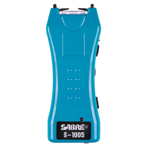 Sabre Stun Gun S-1005-TQ, 1.600 uC Mini Stun Gun w/ holster, Teal S-1005-TQ