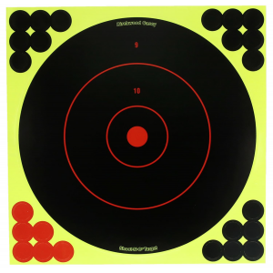Birchwood Casey TDSNC825PK Target Dispenser Adhesive Paper 8 in Bullseye Includes Pasters 25 Per Pkg