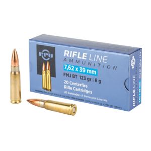 Prvi Partizan Rifle PP76239F, 762X39, 123 Grain, Full Metal Jacket, 20 Round Box PP76239F - Prvi Partizan